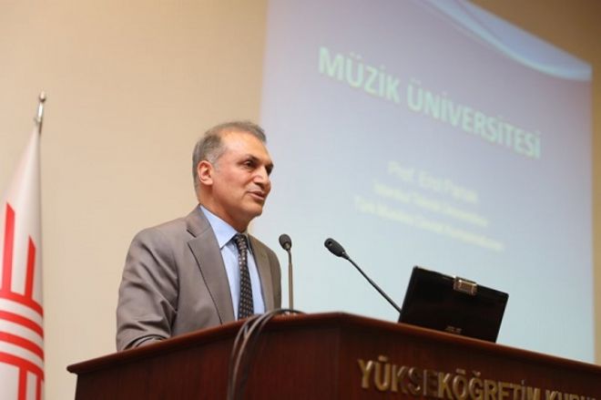 Ankara G�zel Sanatlar �niversitesi Rekt�r� Prof.Dr. Erol Parlak: �Ruhunu Anadolu'dan alan, evrenselli�i g�zeten bir m�zik��